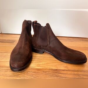 Allen Edmonds Suede Liverpool Chelsea Dress Boot